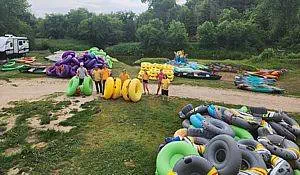 kayak, water tube and canoe rentals